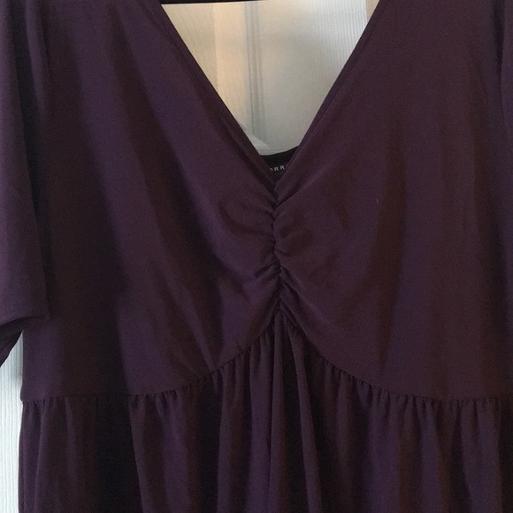 Purple Rouched Top - Picture 2 of 2